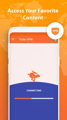 Turbo VPN android App screenshot 1