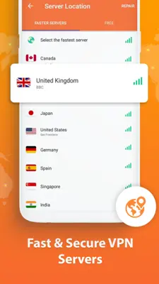 Turbo VPN android App screenshot 2